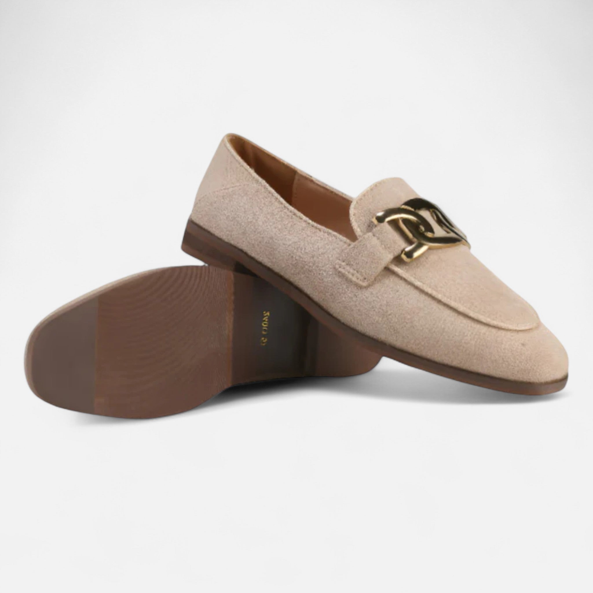 Claire - Duchess Suede Loafers
