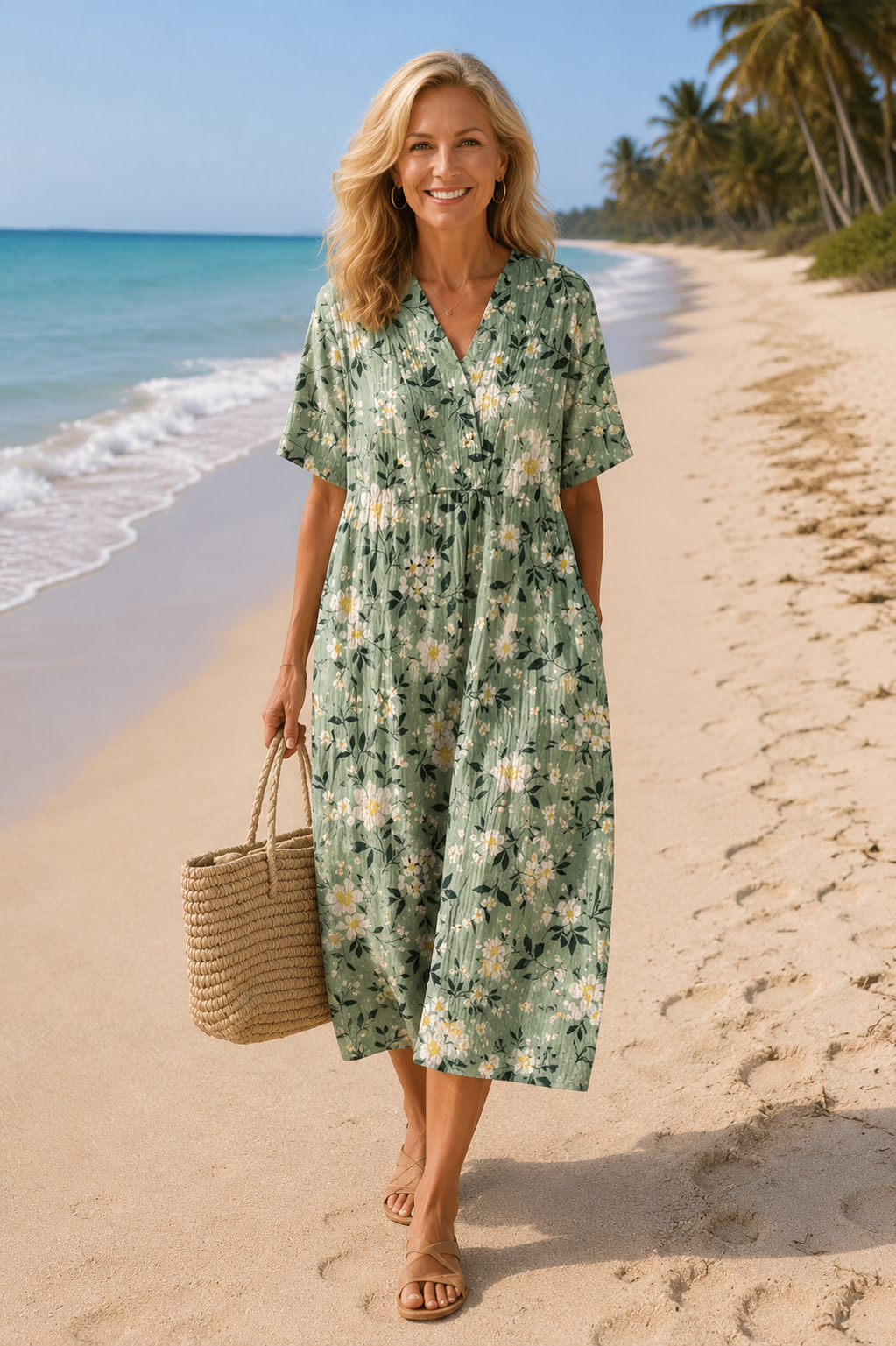 Keira Elegant Floral Summer Dress
