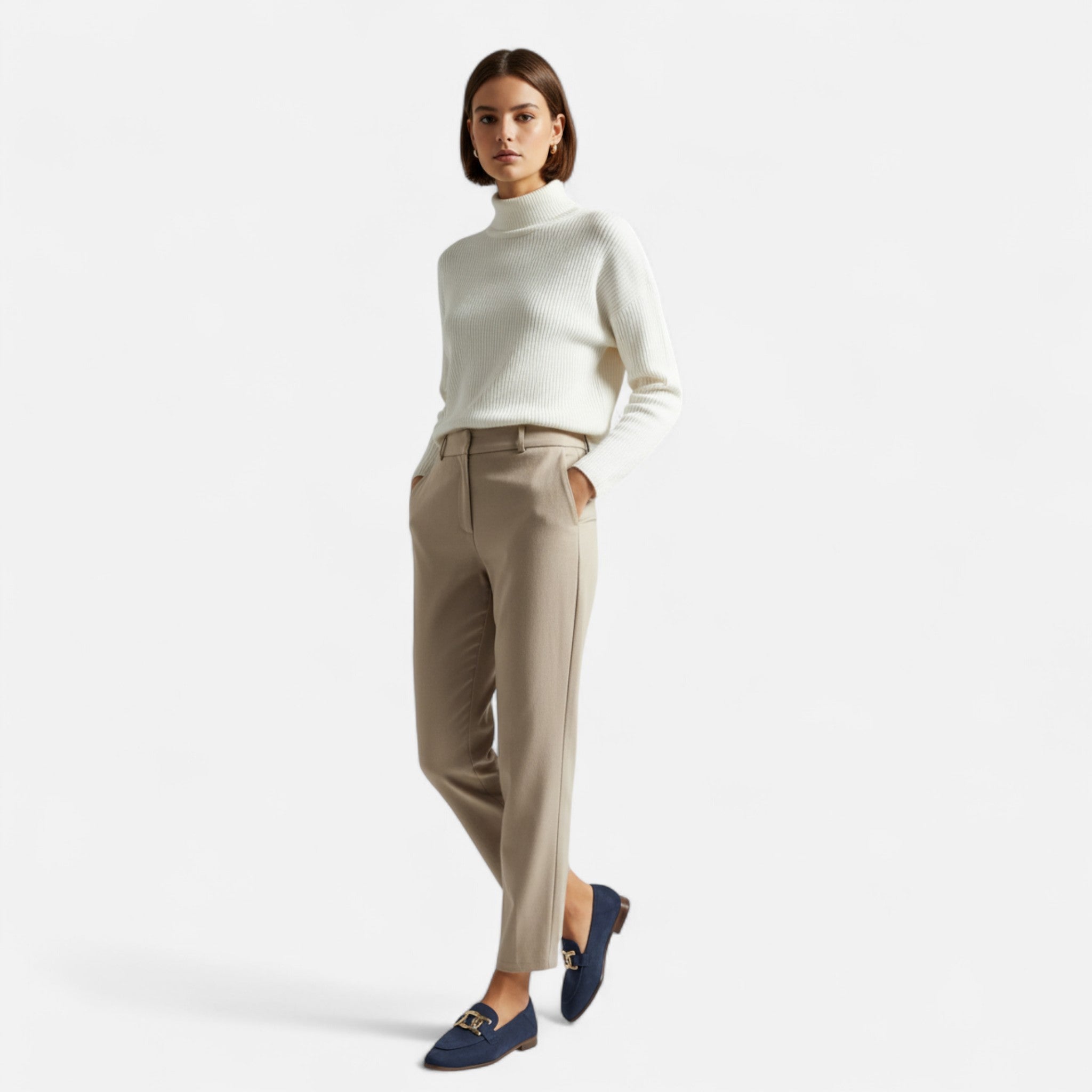 Claire - Duchess Suede Loafers
