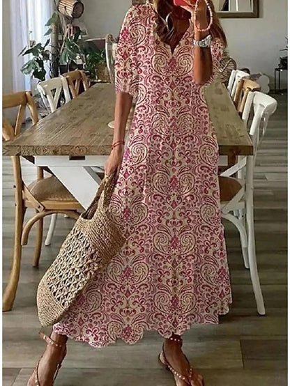 Fallon - Boho Tummy Coverage Dress